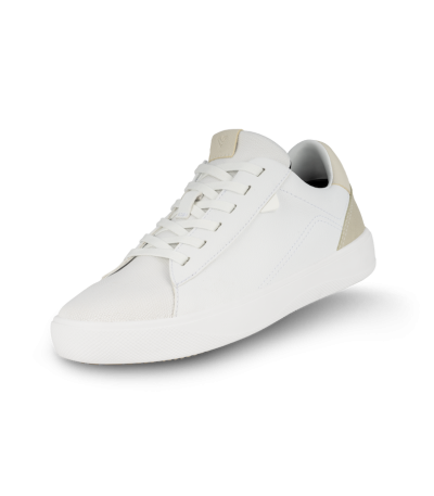 Women's Soho Sneaker - Narrow Fit - Ivory White on Dune Beige
