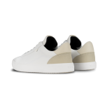 Women's Soho Sneaker - Narrow Fit - Ivory White on Dune Beige