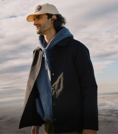 Men's Westerly Coach Jacket - Black